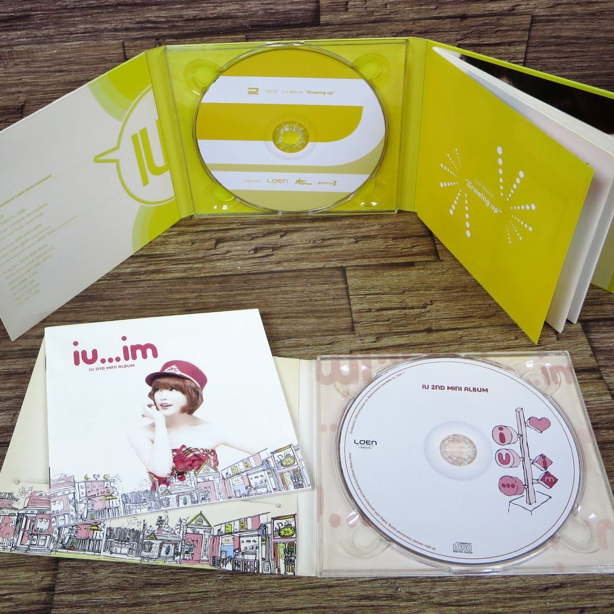 ◇IU(アイユ) 韓国版CD3点セット/1集 Growing Up/2集 LAST FANTASY/2nd