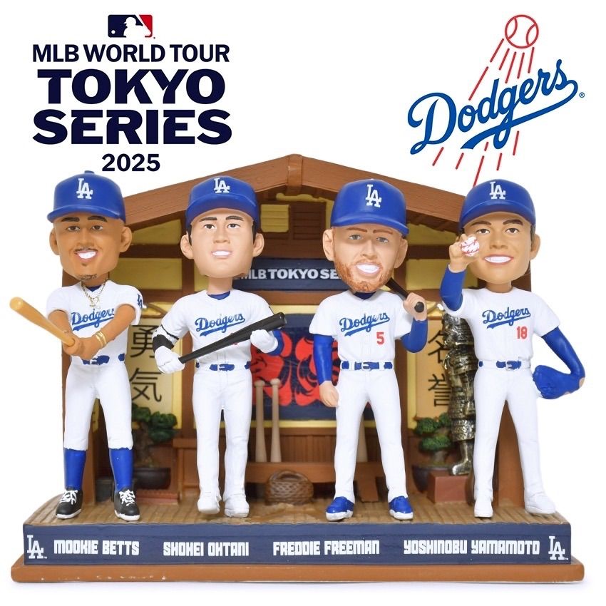 即日発送】限定2025個 ドジャース ボブルヘッド 4体セット 大谷翔平