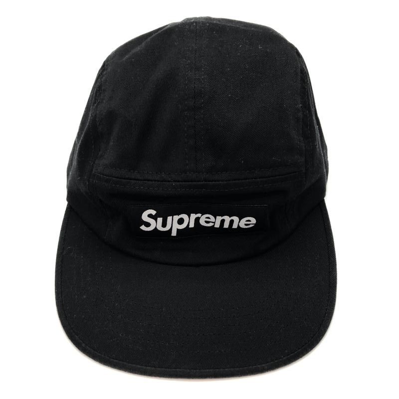 中古】Supreme 25FW Washed Chino Twill Camp Cap 黒 サイズ58cm