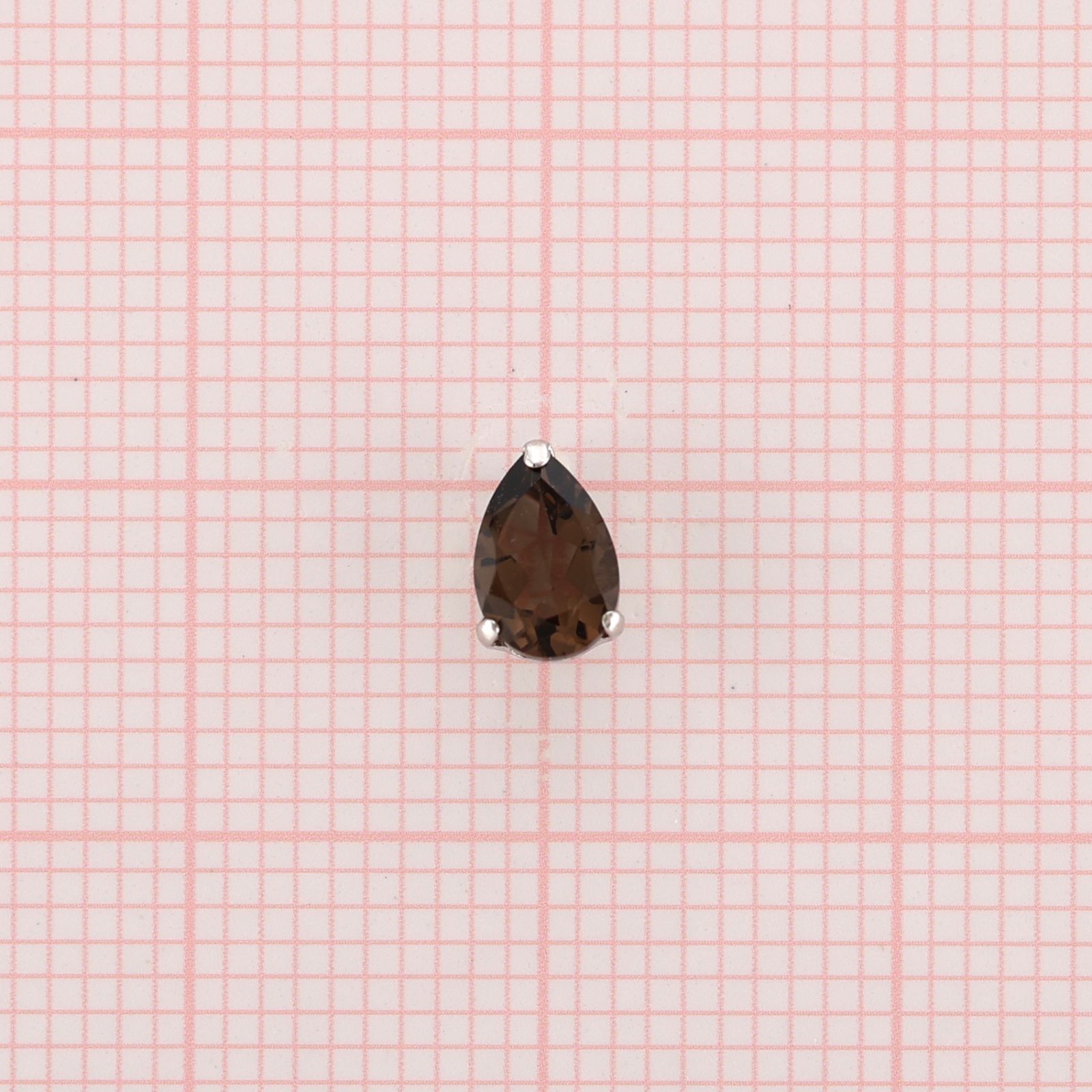 参考定価21,620円！》 Pt.900 プラチナ スモーキークォーツ 0.76ct 