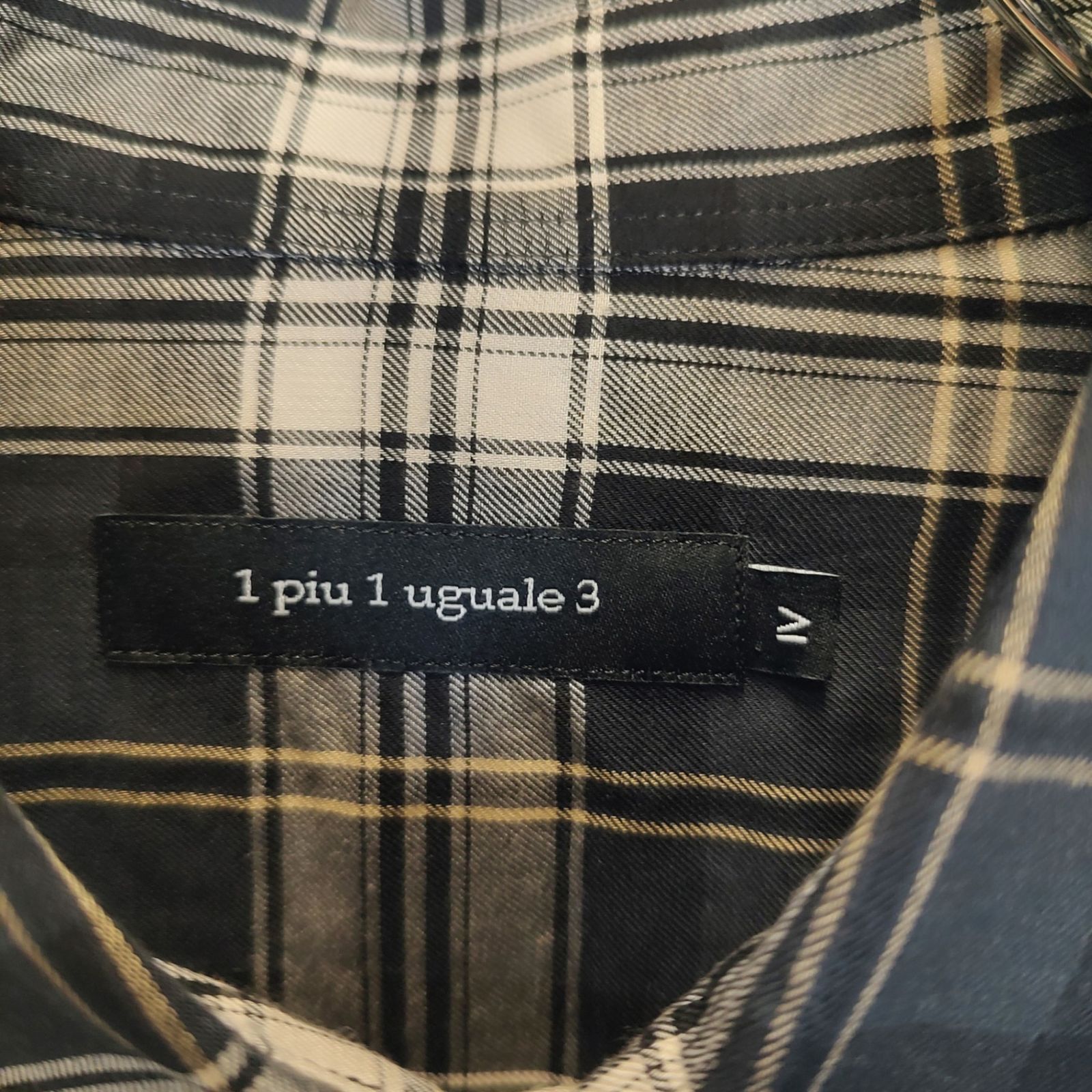 1 piu 1 uguale 3 チェック柄 長袖シャツ | JOYERIAONLINE.COM