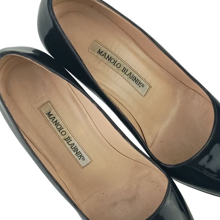 MANOLO BLAHNIK マノロブラニク パンプス パンプス ブラック パテント