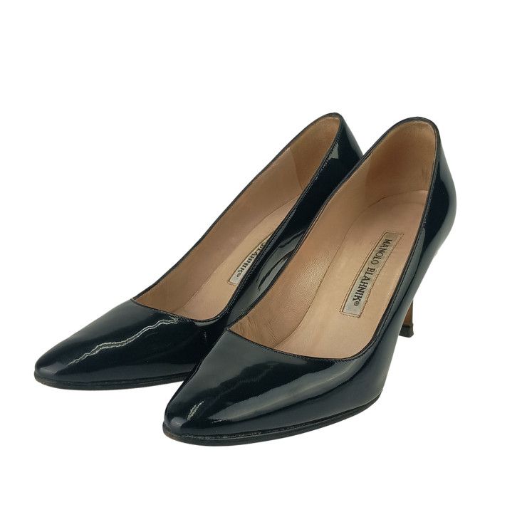 MANOLO BLAHNIK マノロブラニク パンプス パンプス ブラック パテント