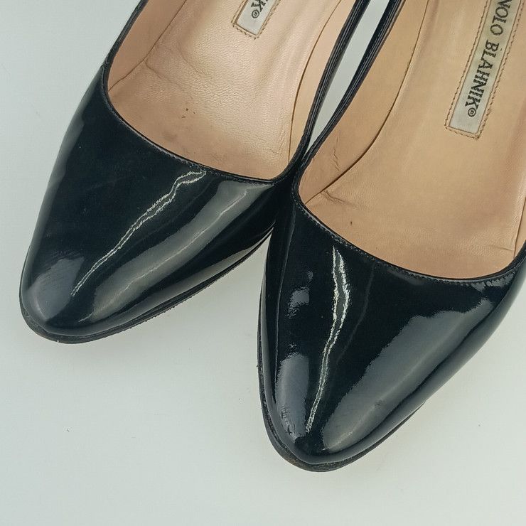 MANOLO BLAHNIK マノロブラニク パンプス パンプス ブラック パテント