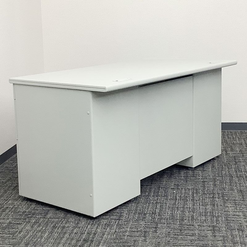 中古 オフィスデスク 2台セット PLUS 両袖机 事務机 オフィスデスク 