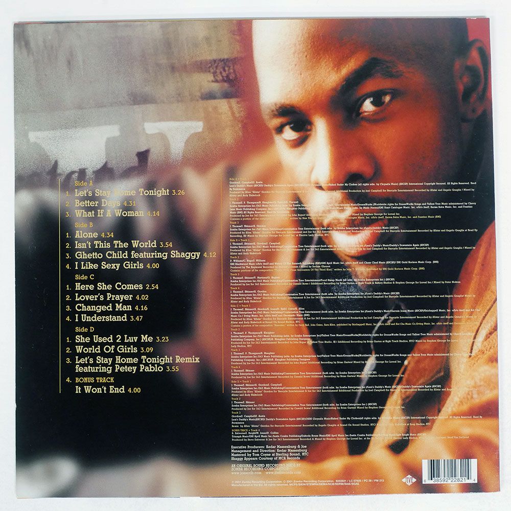 レコード ヨーロッパ盤 JOE/BETTER DAYS/JIVE 9222821 LP