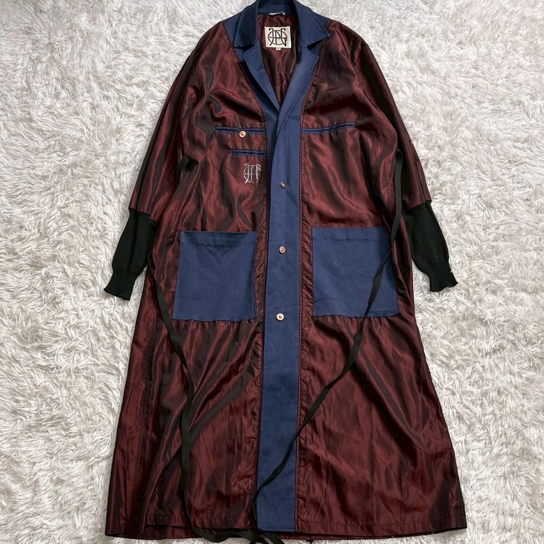 ジャンポールゴルチエ Jean Paul GAULTIER JPGロゴ 刺繍 ロングコート