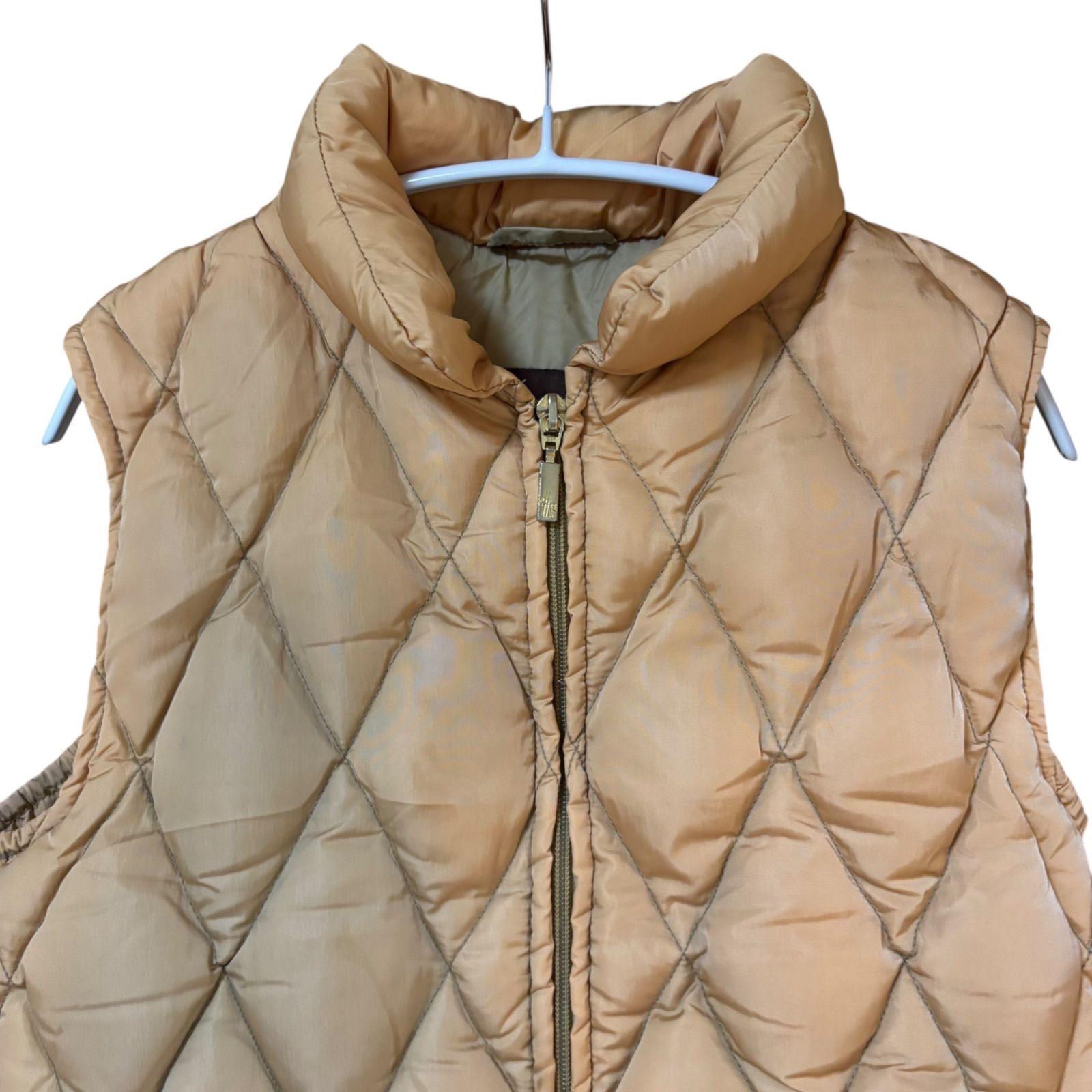 RE230 MONCLER モンクレール ダウンベスト ベージュ 正規品 ライト 