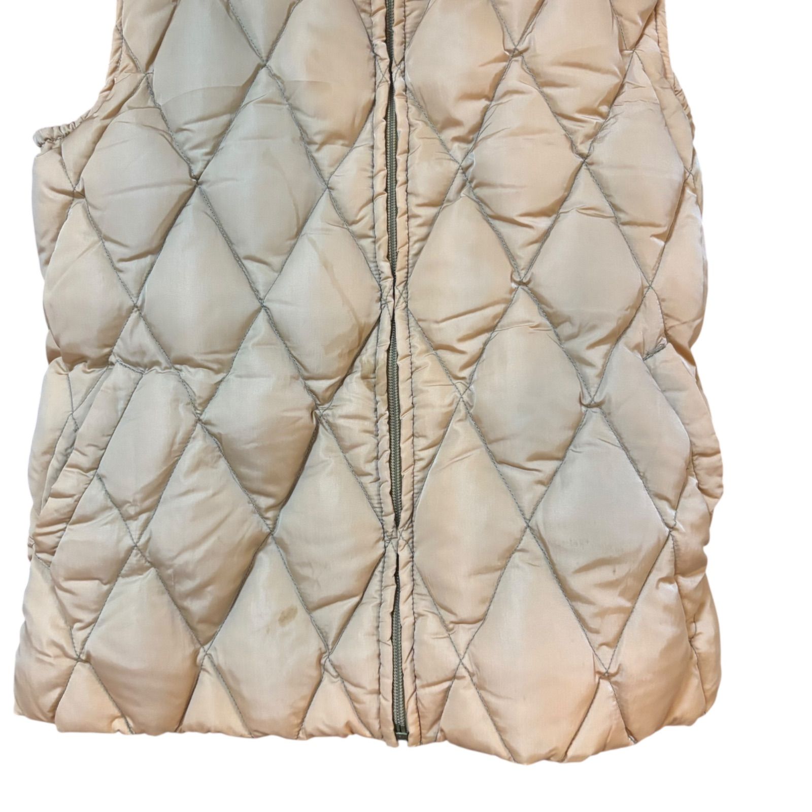 RE230 MONCLER モンクレール ダウンベスト ベージュ 正規品 ライト 
