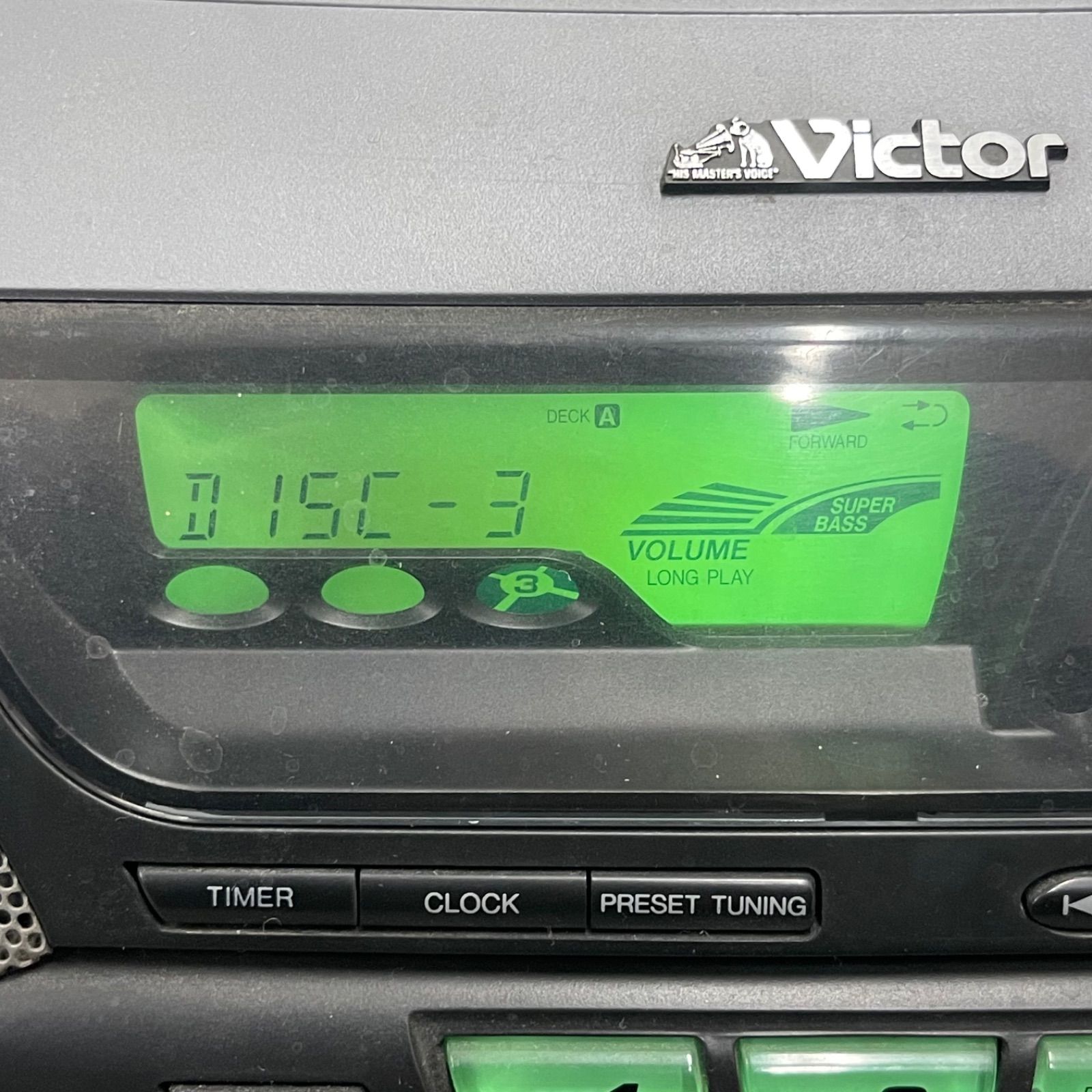 NPA】ジャンク 1996年製 Victor ビクター 大型CDポータブルシステム RC