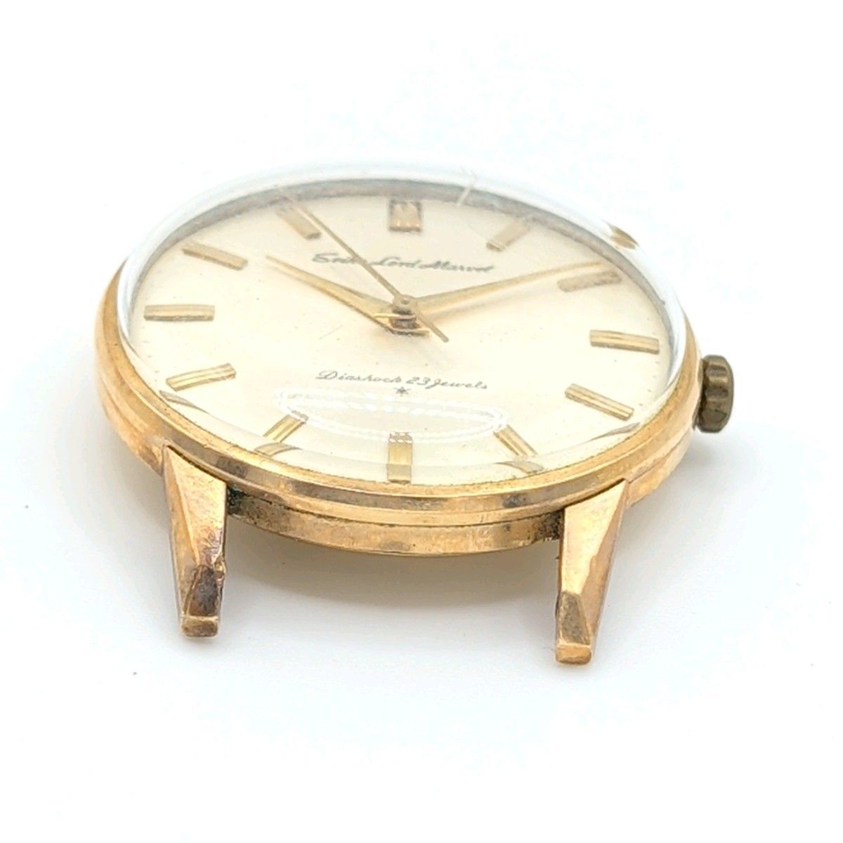 SEIKO LOAD MARVEL 23 JEWELS hand-wound Watch Round ストア Men Gold