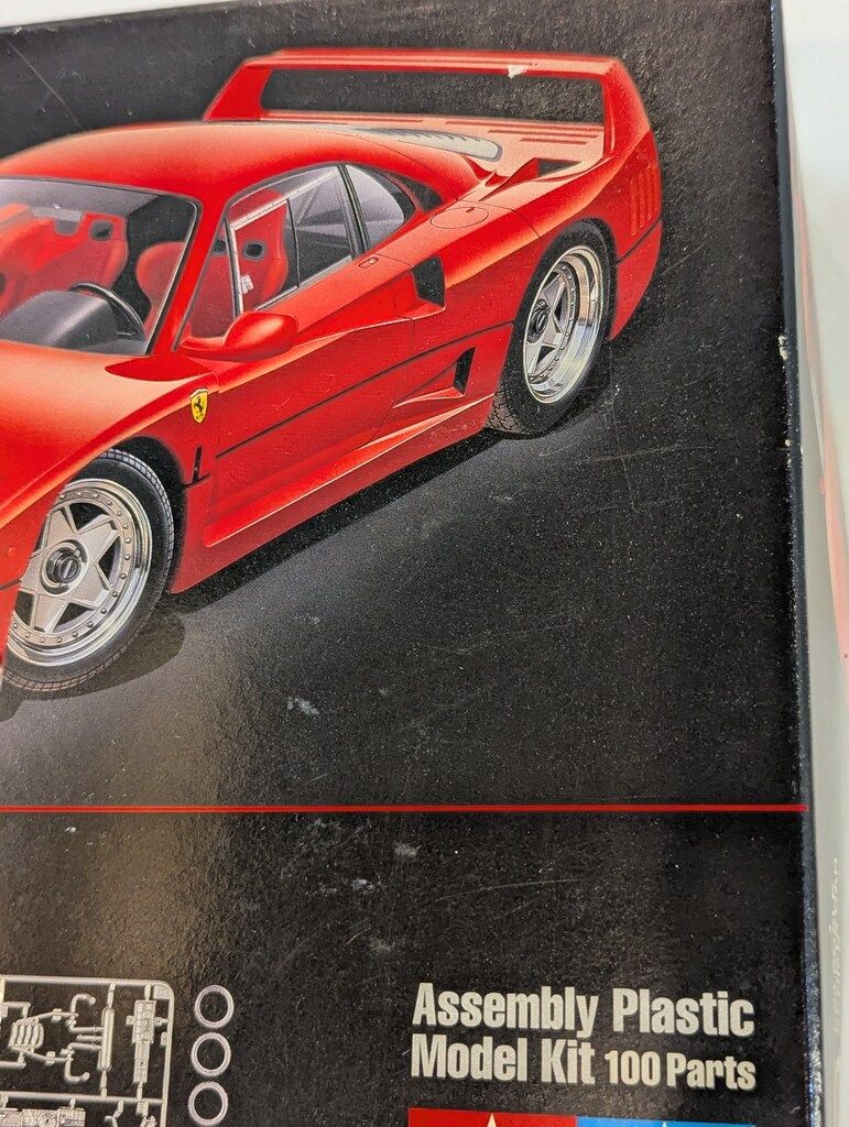 タミヤ 1/24スポーツカーシリーズ フルディスプレイモデル フェラーリF40 295