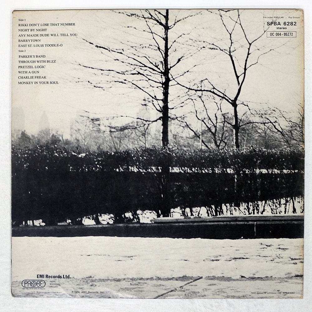 UK盤 STEELY DAN/PRETZEL LOGIC/PROBE SPBA6282 LP