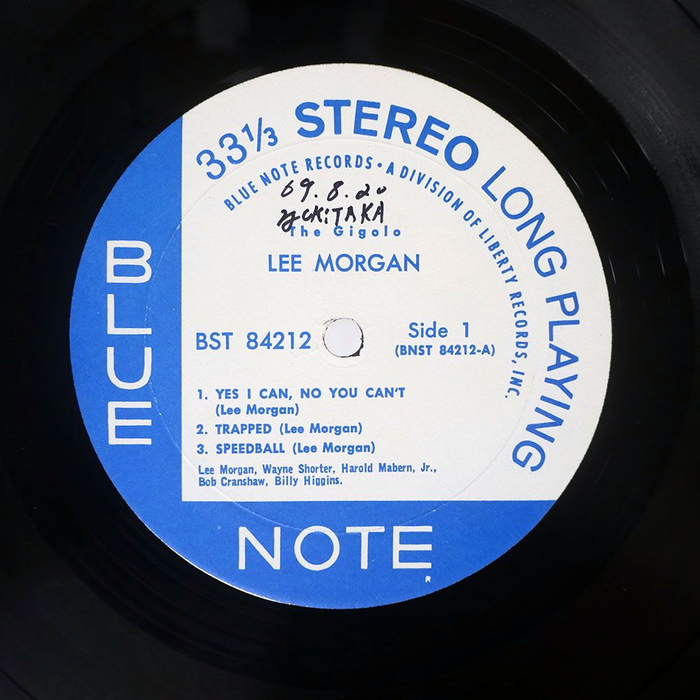 US盤 LEE MORGAN/GIGOLO/BLUE NOTE 2024 BST84212 LP LEE MORGAN The