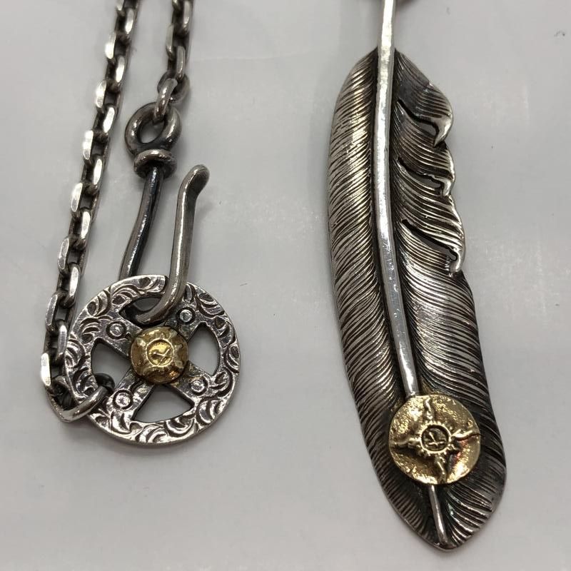 FIRSTARROWsフェザーネックレス。 中古】FIRST ARROW'S FIRST ARROW'S シルバーネックレス