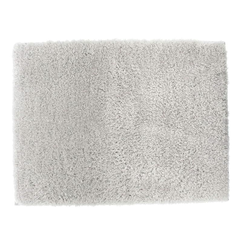 橋爪商店 浴室足ふきマット ライトグレー 約50cm×70cm コージーアップ バスマット 0