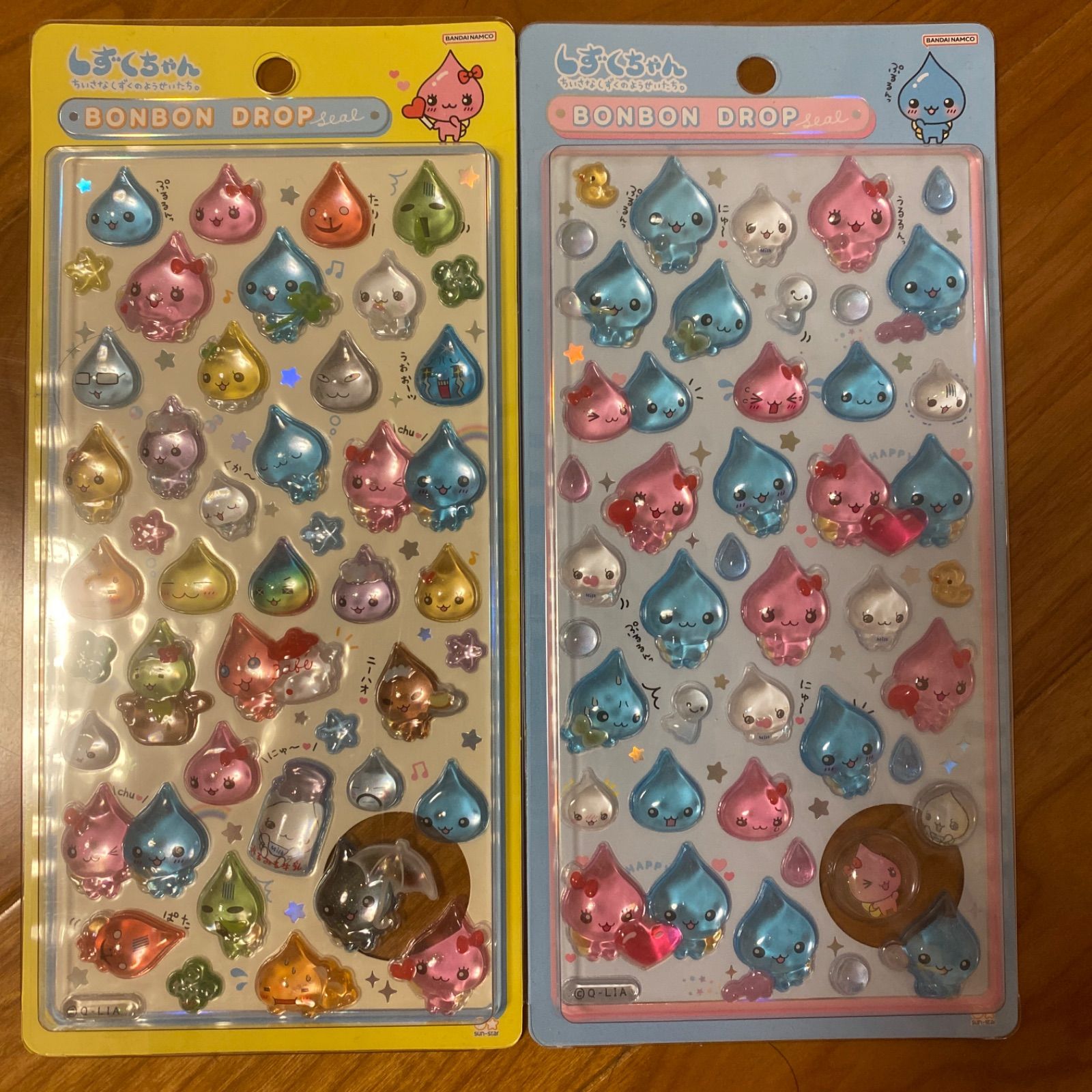 ボンボンドロップシール サンリオ しずくちゃん 第1弾&第2弾　8種　正規品 ボンボンドロップシール 第1弾 サンリオ ディズニー スヌーピー しずく