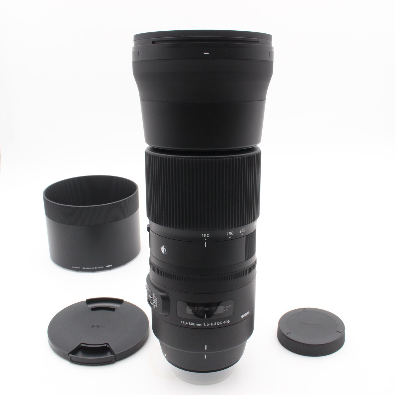 SIGMA シグマ 150-600mm f5-6.3 DG OS HSM Contemporary キヤノン用 フード 付き 90003