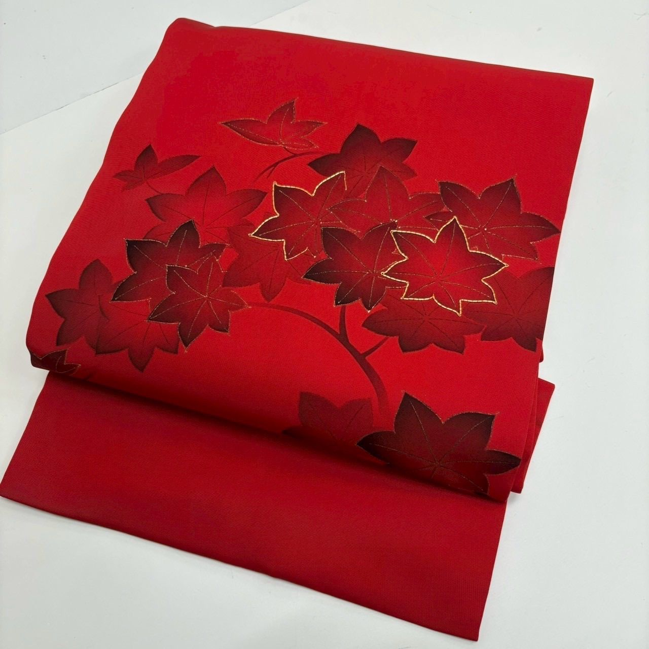 makiua　塩瀬のアンティーク名古屋帯　竹　金駒刺繍　正絹　No.28 名古屋帯 塩瀬 刺繍 金駒刺繍 花柄 九寸 正絹 着物 MA-1134 - メルカリ