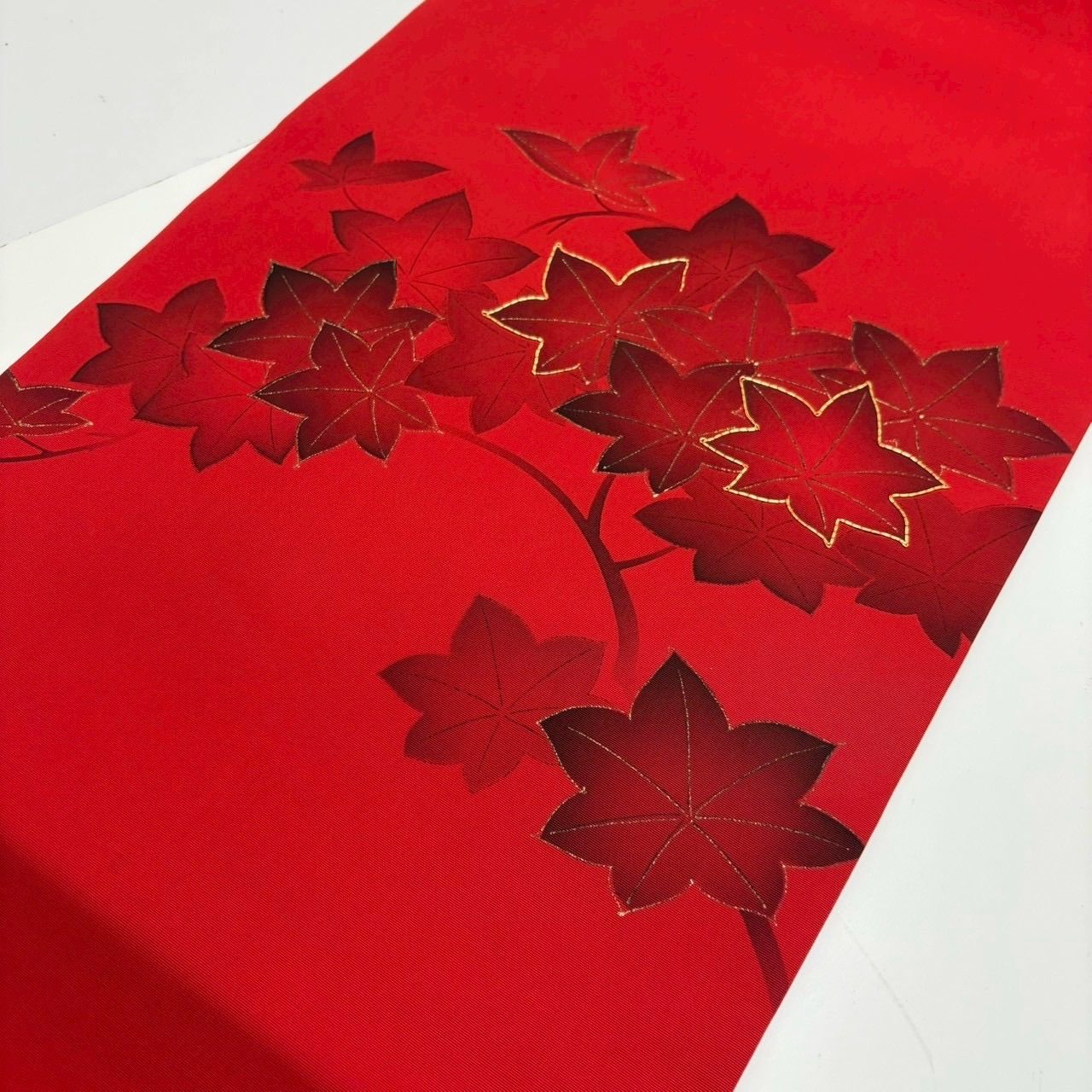 名古屋帯 塩瀬 金駒刺繍 上品な染め 九寸 正絹 着物 MA-651 - メルカリ