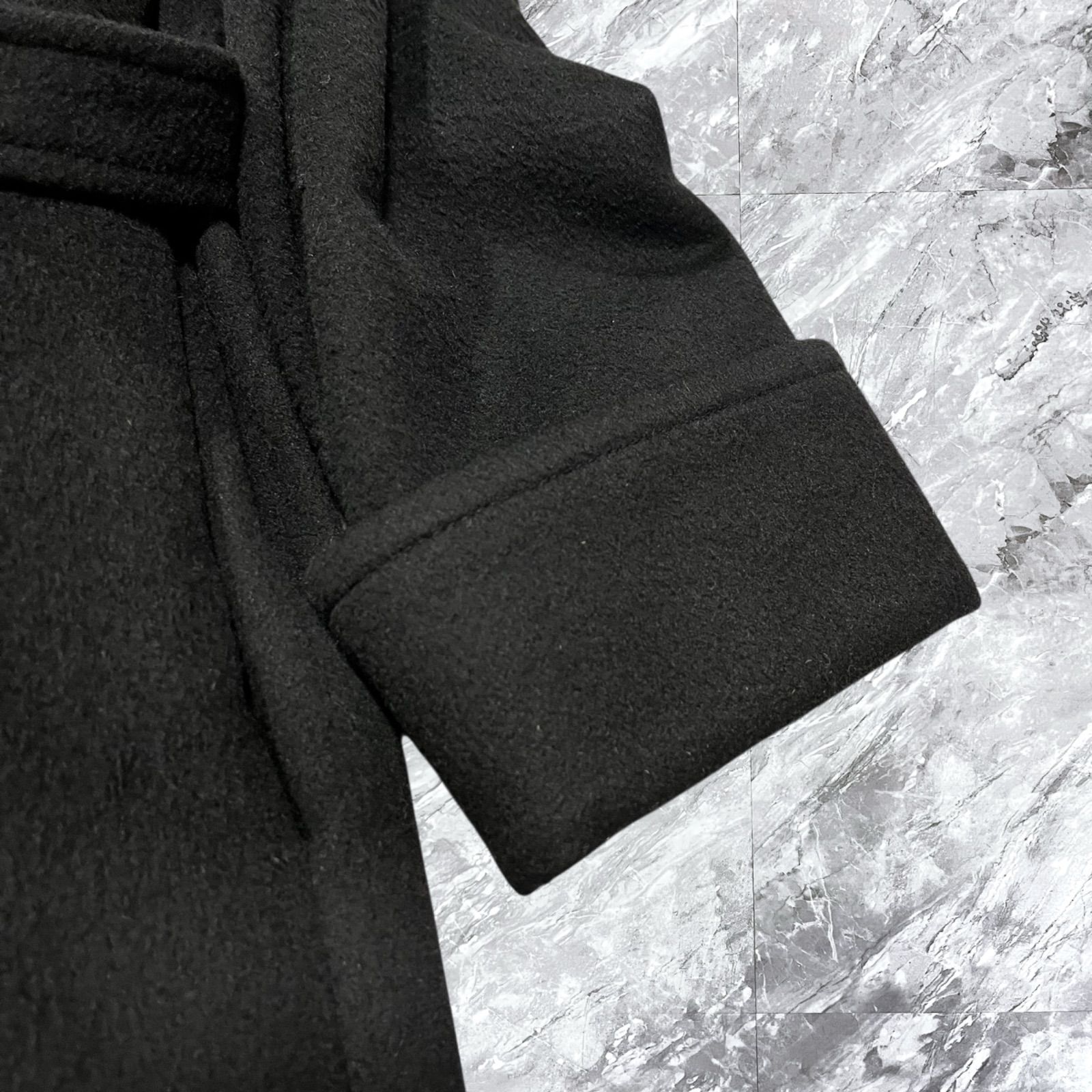 Aquascutum アクアスキュータム ロングコート ベルテッドコート ウール