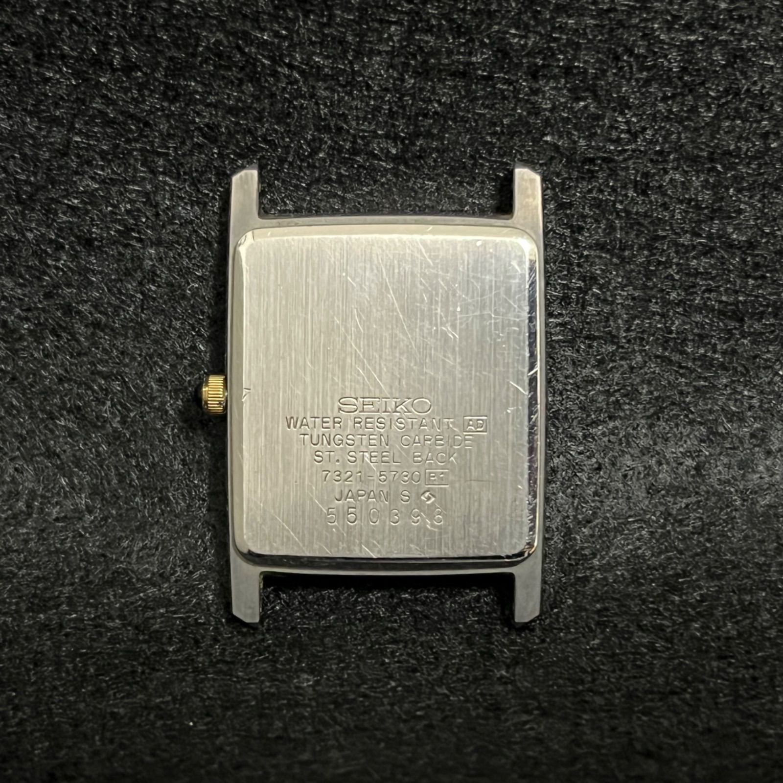 動作確認済み】 希少 SEIKO DOLCE スクエア型 80年代 ヴィンテージ