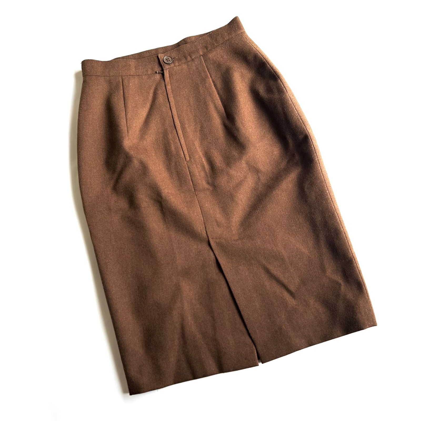 Fendi ロゴ柄タイトスカート ブラウン ◎価格交渉OK◎【美品】FENDI フェンディ タイトスカート ひざ丈