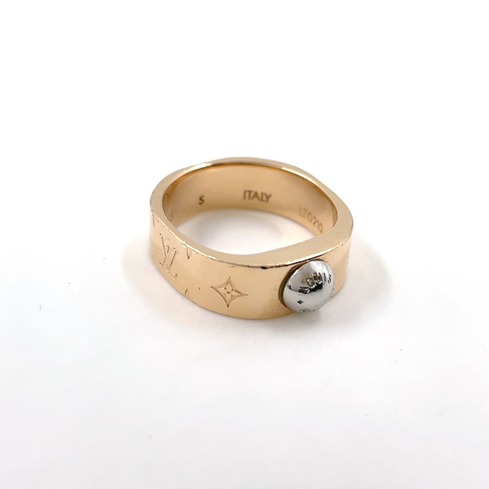 Louis Vuitton ナノグラム　シルバー ゴールド リング 楽天市場】【ジュエリー】LOUIS VUITTON ルイ ヴィトン ナノグラム