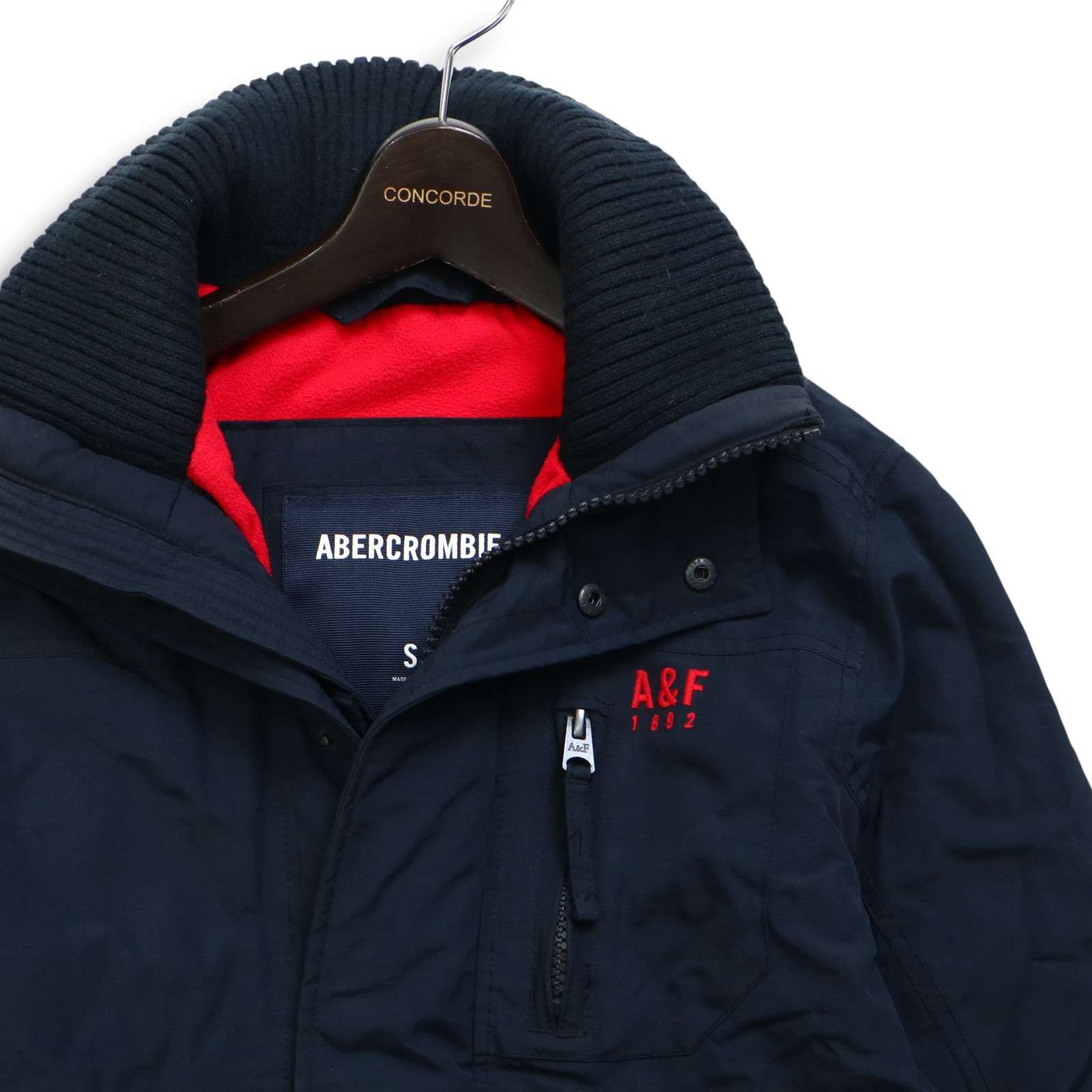 Abercrombie&Fitch アバクロンビー＆フィッチ 秋冬 ロゴ刺繍☆ 裏起毛 