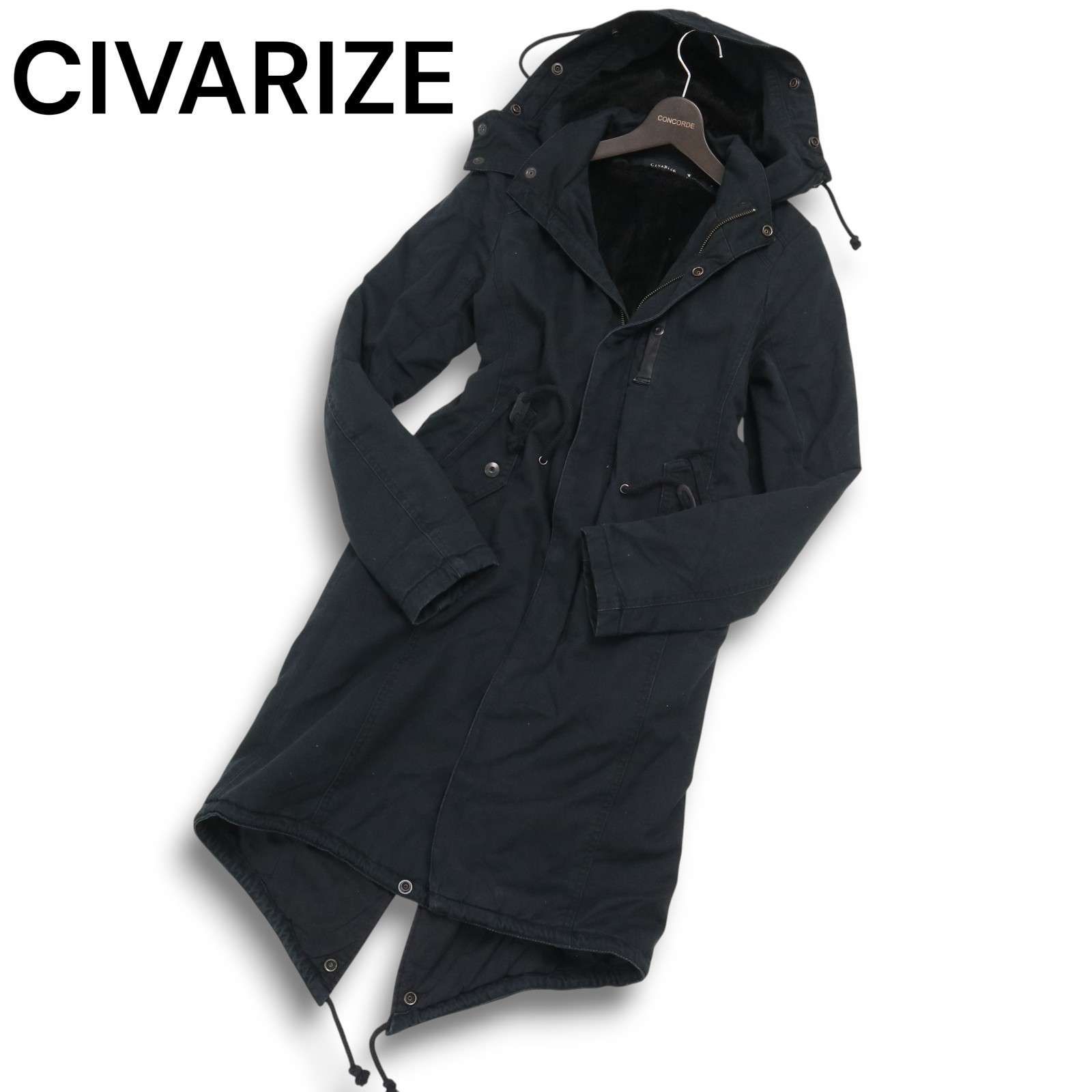 CIVARIZE シヴァーライズ 秋冬 フード着脱可☆ 中綿 ボア ライナー 