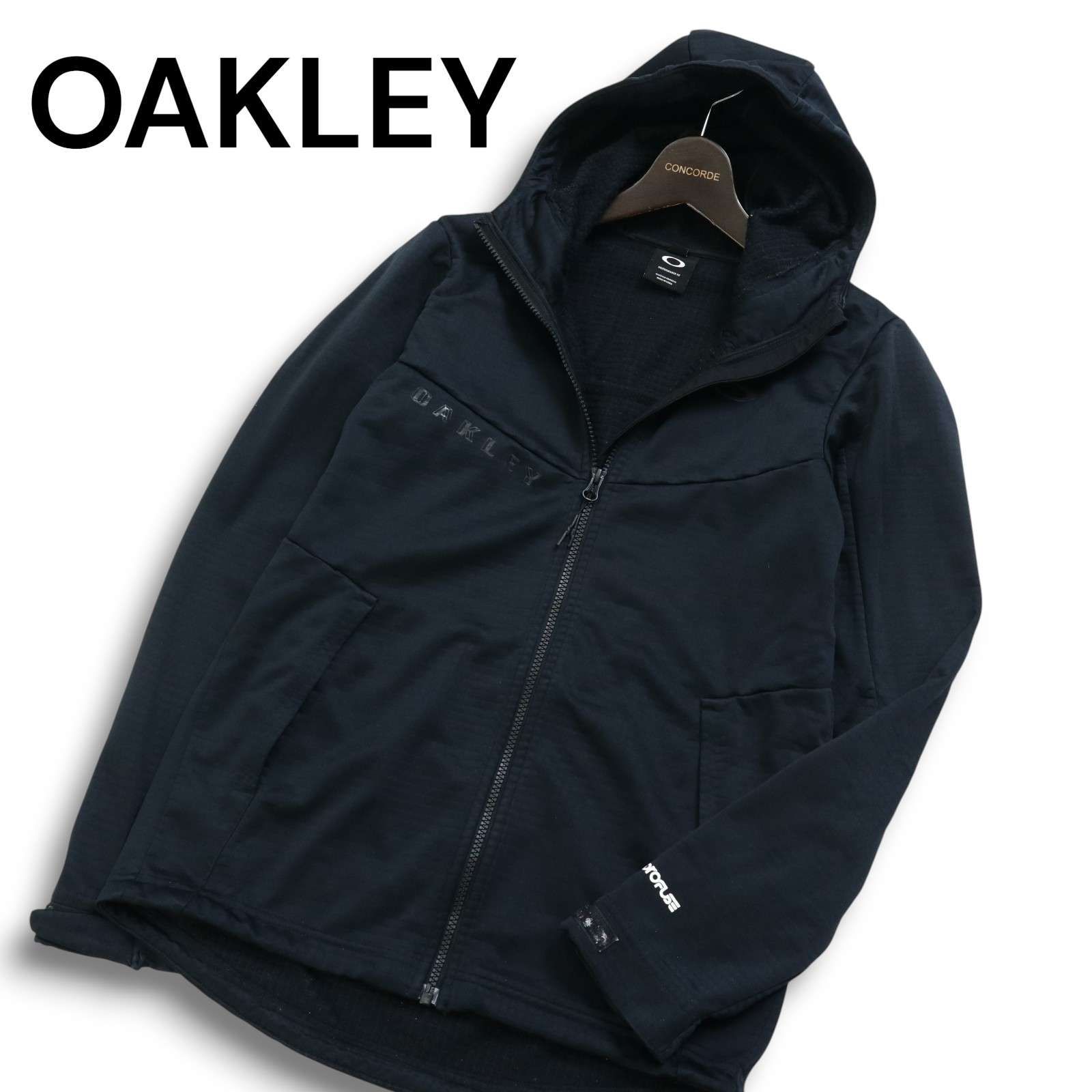 OAKLEY オークリー 秋冬 裏起毛☆ フーディー ストレッチ ジップアップ 