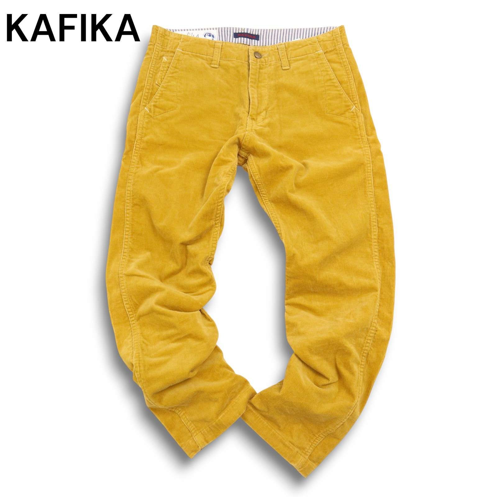 KAFIKA カフィカ kfk017 秋冬 ストレッチ コーデュロイ テーパード パンツ Sz.1 メンズ 日本製