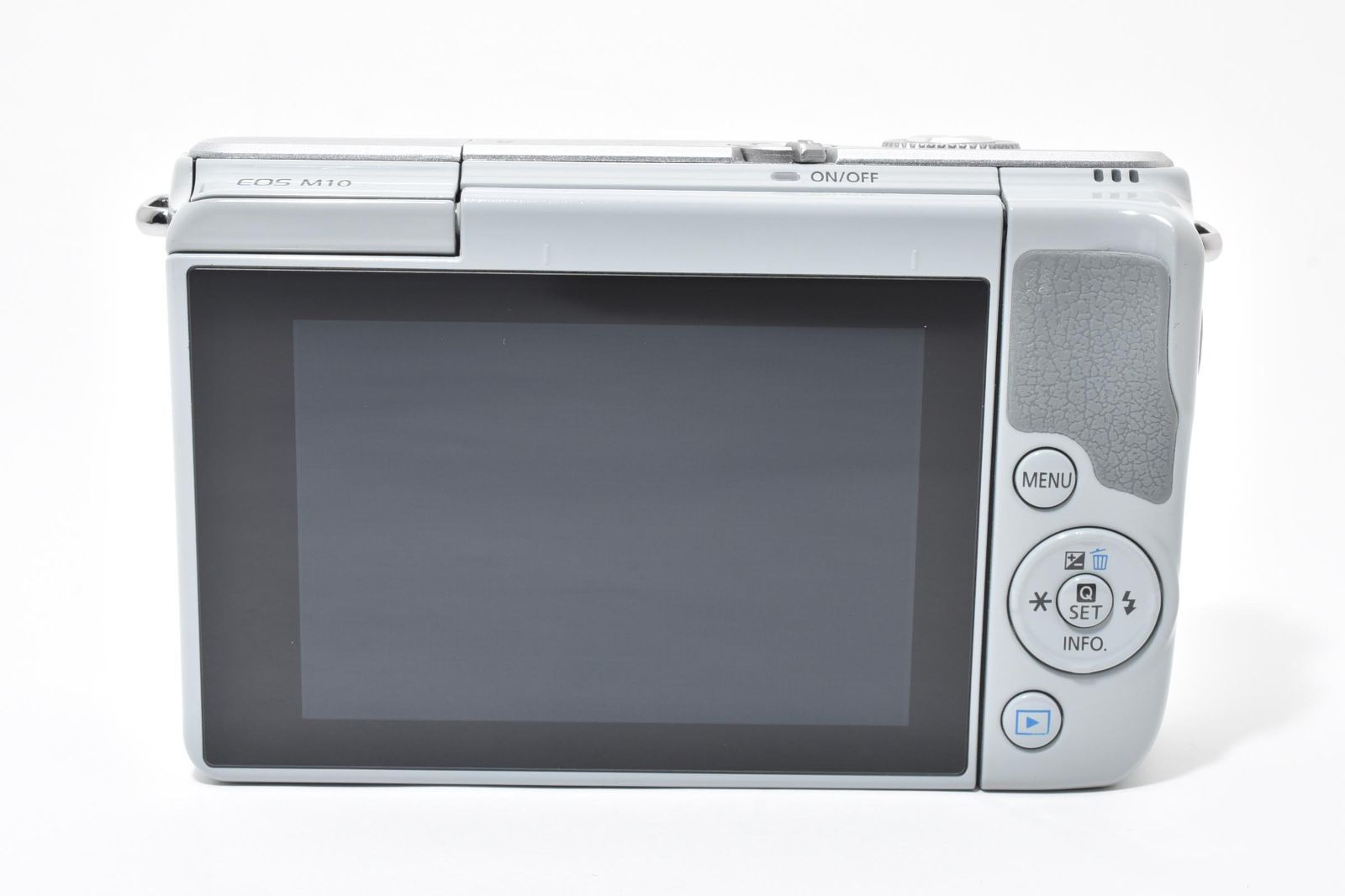 Canon ミラーレス一眼カメラ EOS M10 ケース付き ダブルズームキット ☆良品☆ キヤノン Canon EOS M10 ダブルズームキット グレー
