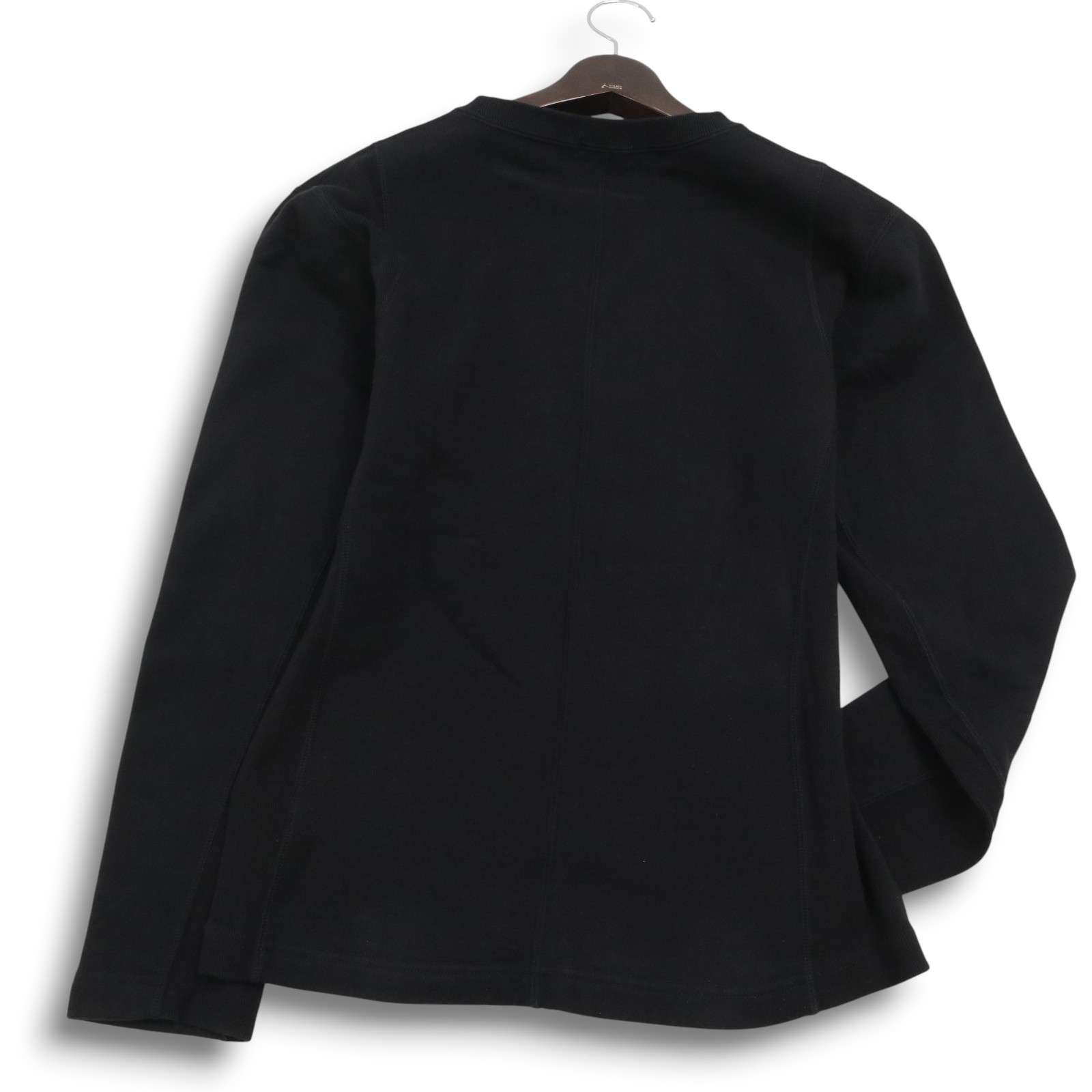 新品！◆5351 POUR LES HOMMES ブラック トレーナー 美品】5351 POUR LES HOMMES 5351プールオム 秋冬 裏起毛☆ スウェット