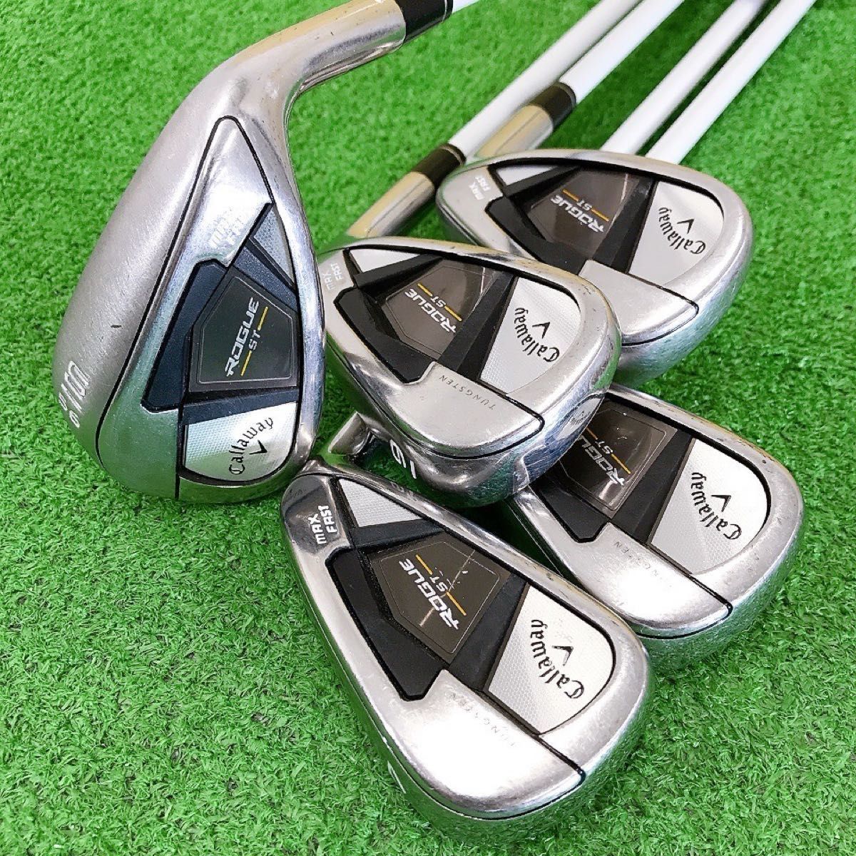 チ65☆キャロウェイ ROGUE ST MAX FAST 5本レディースアイアンセット L