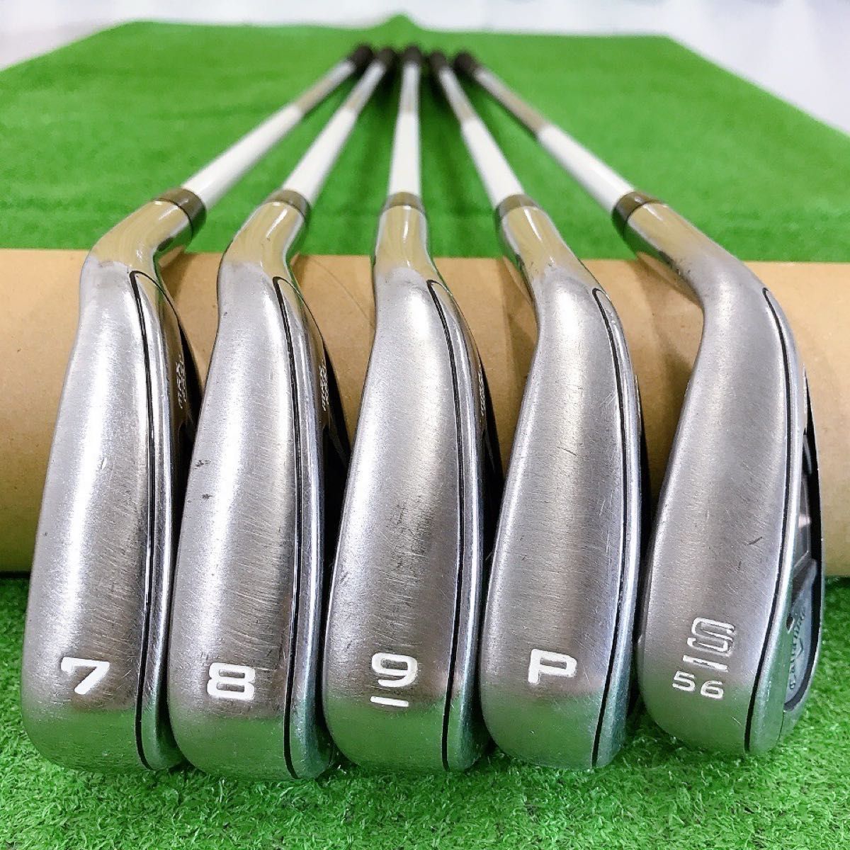 チ65☆キャロウェイ ROGUE ST MAX FAST 5本レディースアイアンセット L