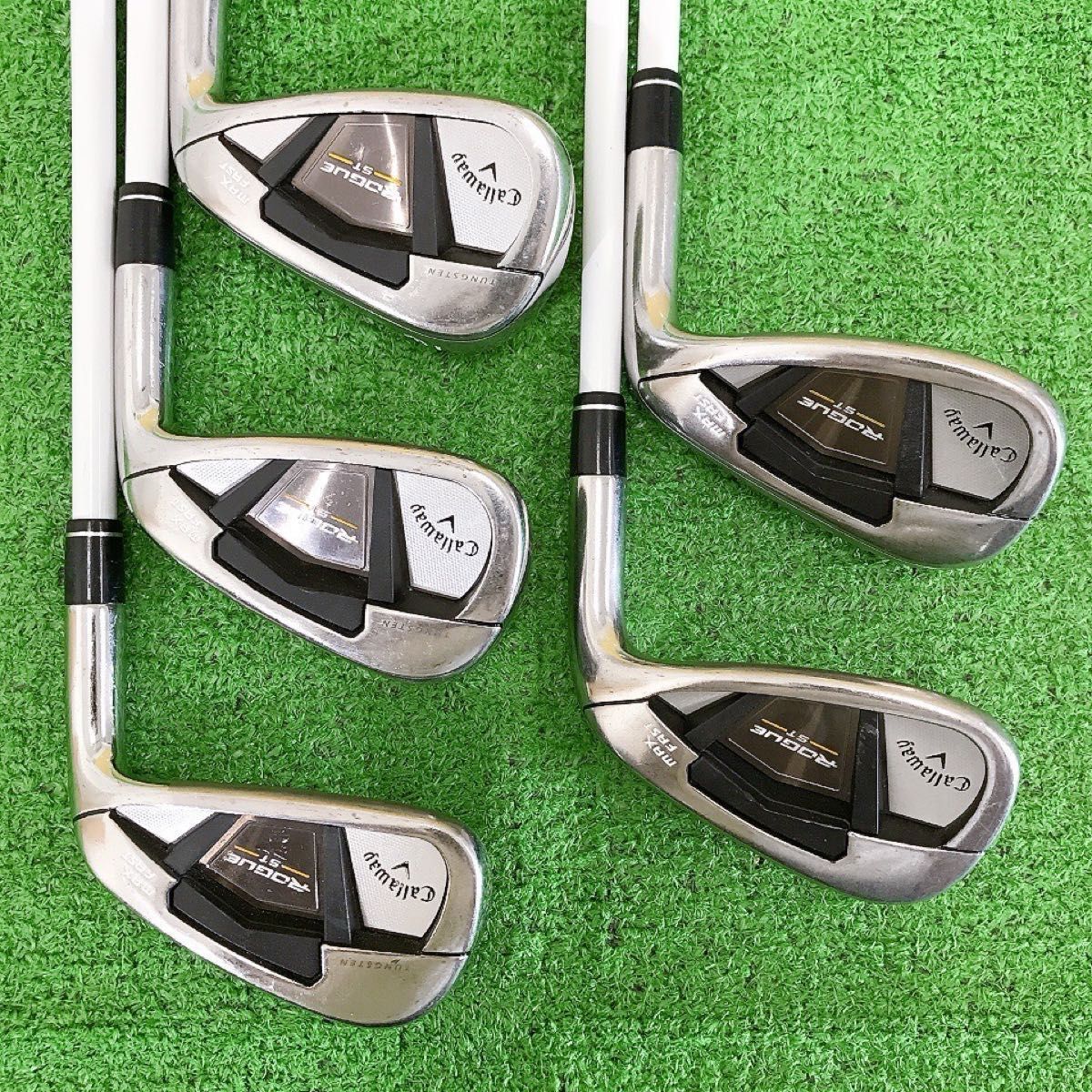 チ65☆キャロウェイ ROGUE ST MAX FAST 5本レディースアイアンセット L