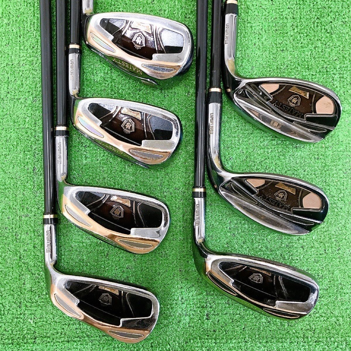 チ66☆マジェスティ ロイヤルLV 7本アイアンセット R 2012 純正MAJESTY