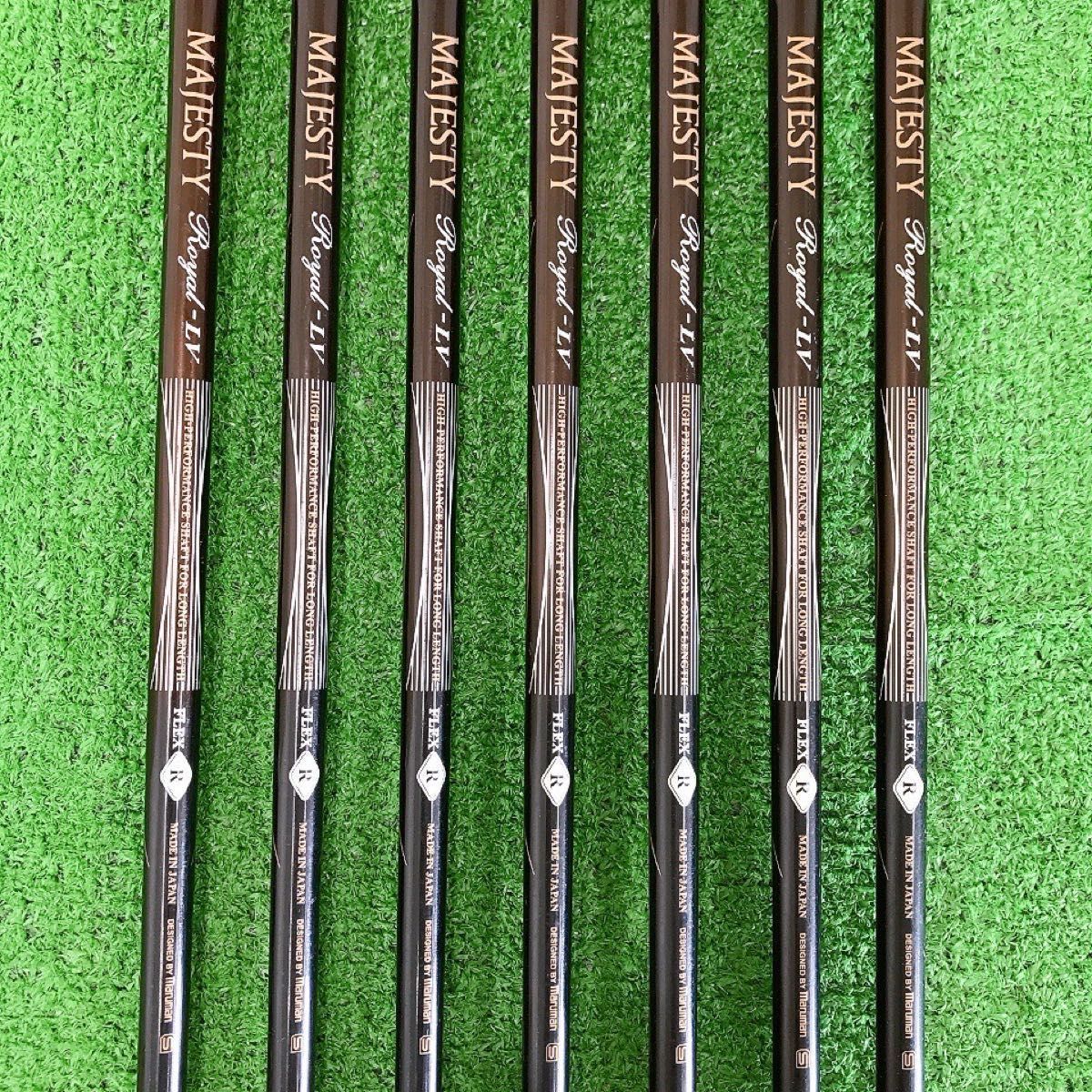 チ66マジェスティ ロイヤルLV 7本アイアンセット 金 純正 MAJESTY チ66