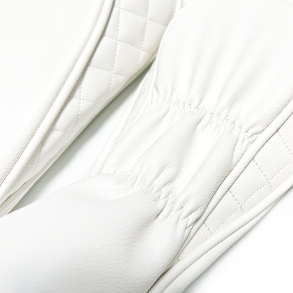 ジーフォア ゴルフ ヘッドカバー 4点セット レザー 白 ジーフォア G