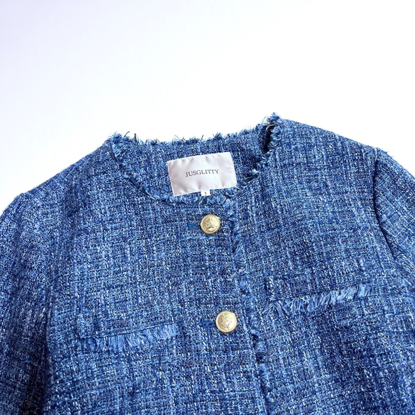 Veritecoeur リネンカシュクールジャケットmeguri megutte Veritecoeur