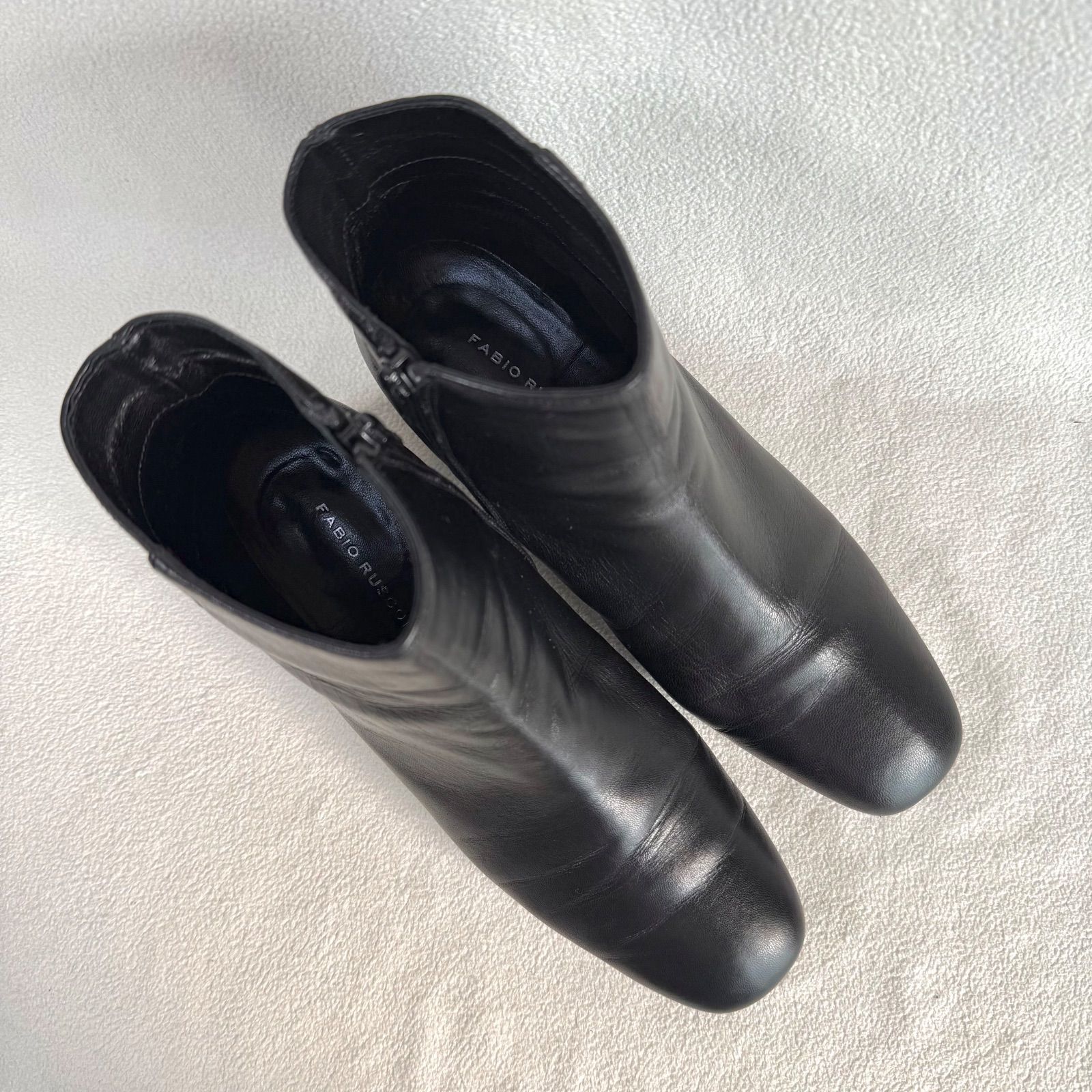 極美品✨ファビオルスコーニ スクエアトゥ サイドジップ ショート