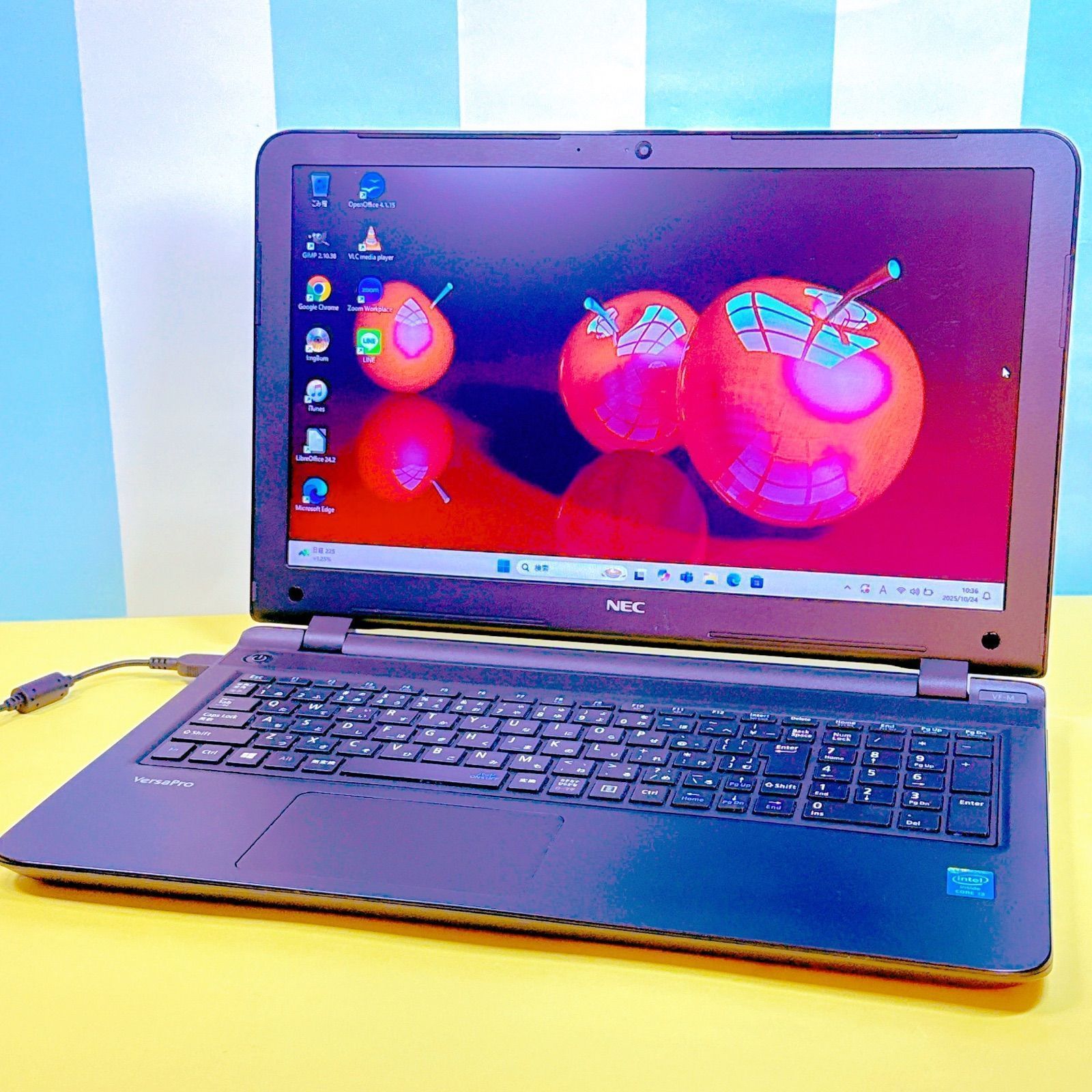 SSD256GBで爆速 Windows11設定済カメラ付 薄型ノートパソコン オフィス付で安心の高コスパPC に最適 5M