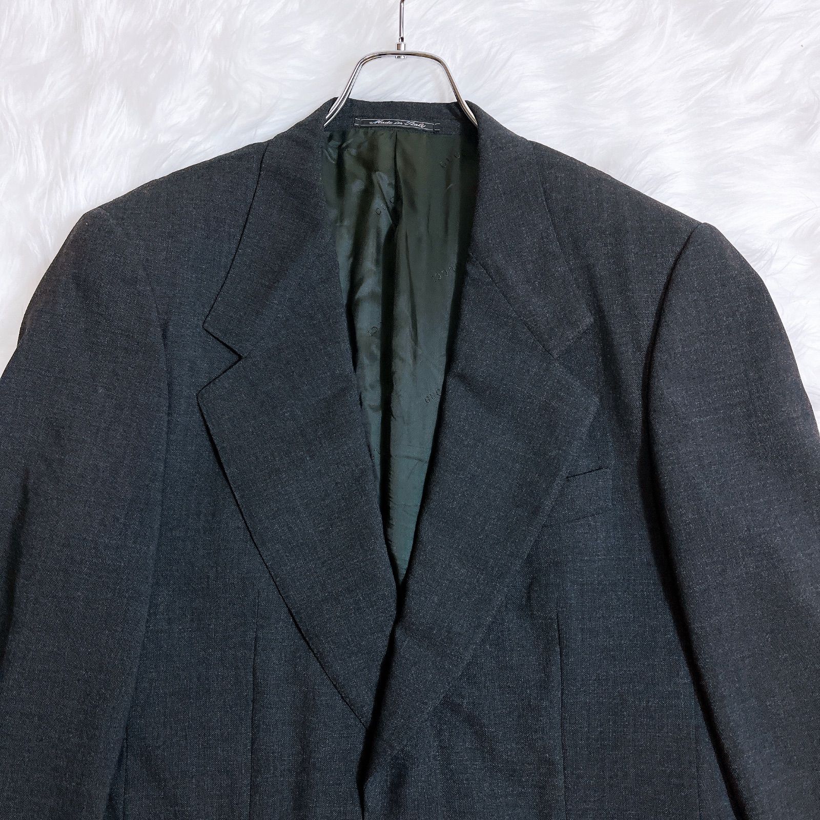 GUCCI グッチ テーラード シングル ジャケット アウター サイズ 48