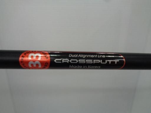 中古】 CROSSPUTT CROSSPUTT Edge1.0(ブラック) 33インチ パター PT