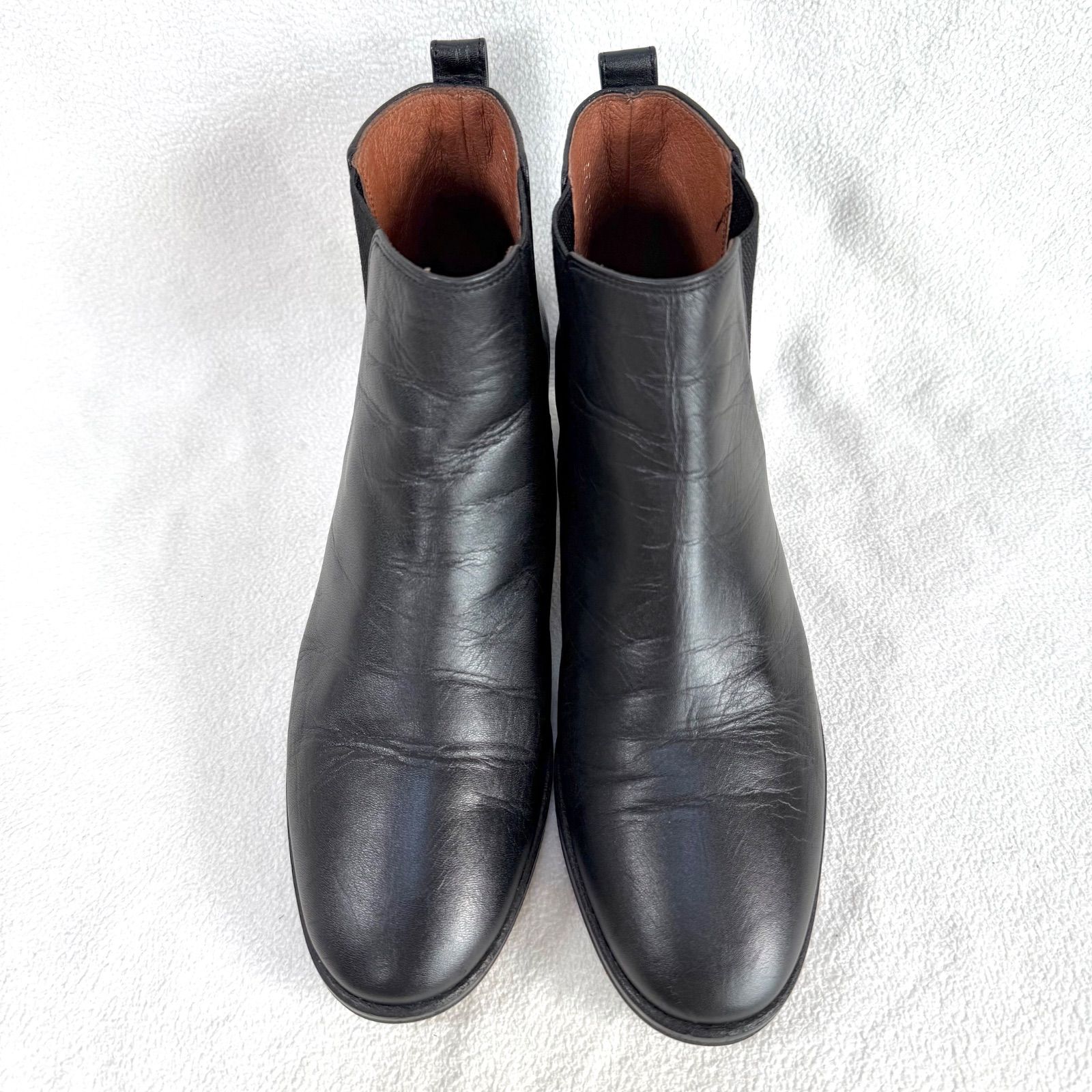 極美品✨マーガレットハウエルアイデア サイドゴア レザー ショート