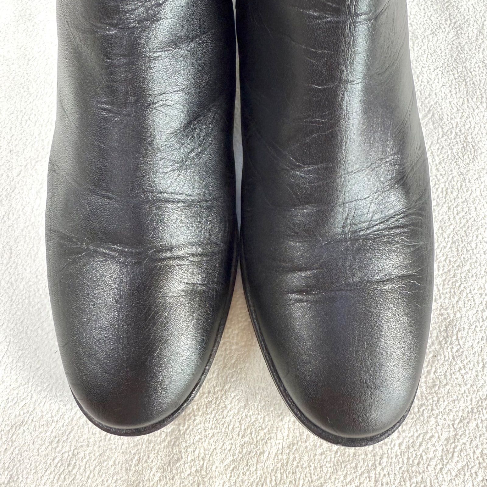 極美品✨マーガレットハウエルアイデア サイドゴア レザー ショート