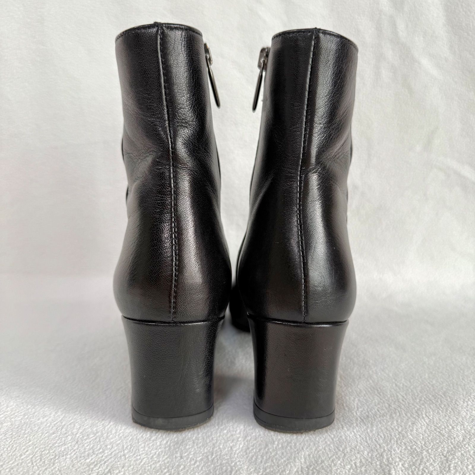 美品・35✨ファビオルスコーニ ポインテッドトゥ サイドジップ ブーツ