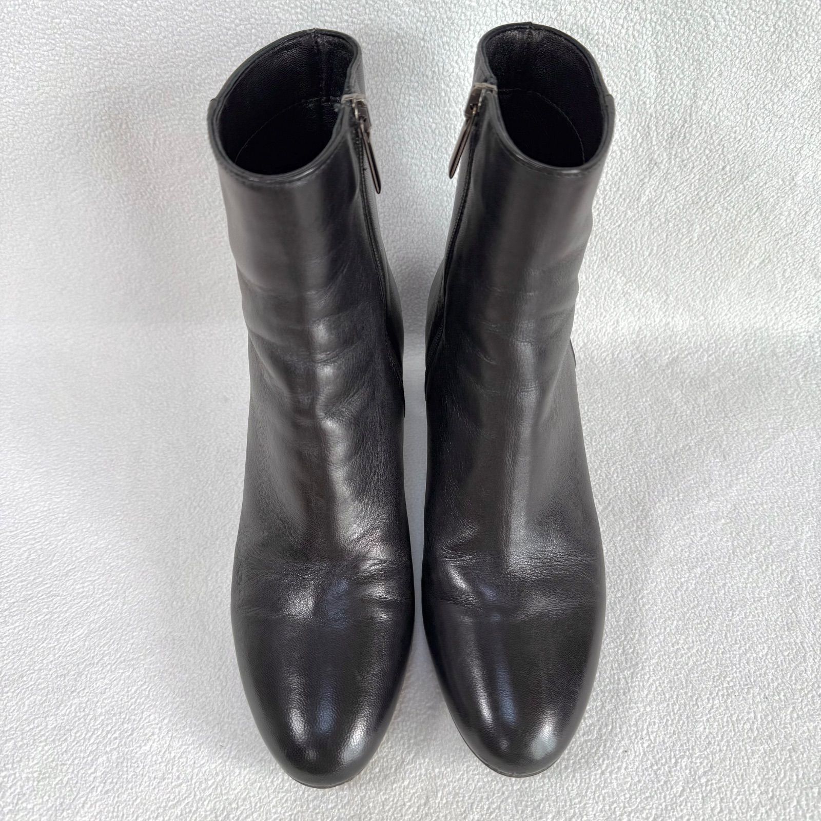 美品■ファビオルスコーニ■ミドルブーツ✨サイドジップ ポインテッドトゥ 本革 美品□ファビオルスコーニ□ミドルブーツ✨サイドジップ ポインテッド