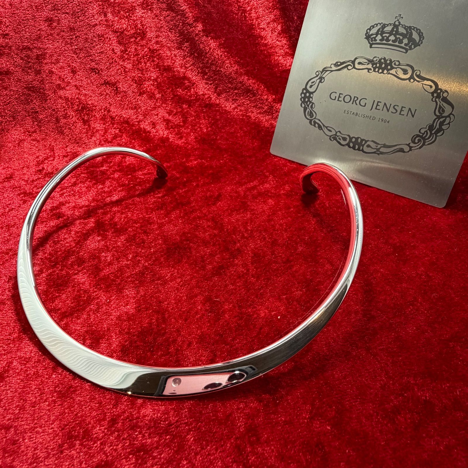 美品 チョーカー ♯A10 49g ジョージジェンセン/GEORG JENSEN - メルカリ